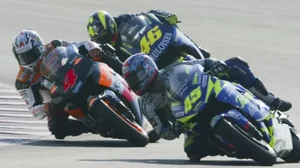 File image of MotoGP action