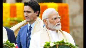 Canadian PM Justin Trudeau and  PM Narendra Modi 