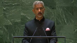 Minister of External Affairs S Jaishankar speaking at the United Nations General Assembly (UNGA) session.