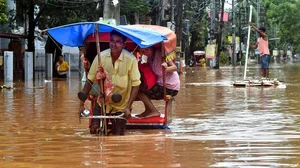 Waterlogging after rainfall