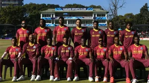 The West Indies cricket team that went out of the qualifying stage of the CWC