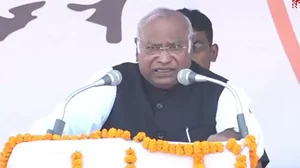 Congress president Mallikarjun Kharge accused BJP of conspiring to distort the Constitution.