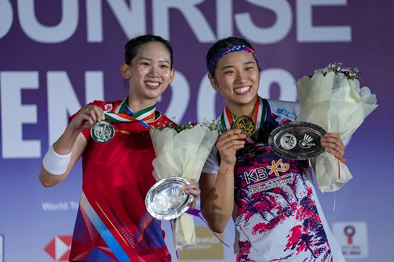 India Open 2025 badminton tournament An Se Young and Pornpawee Chochuwong