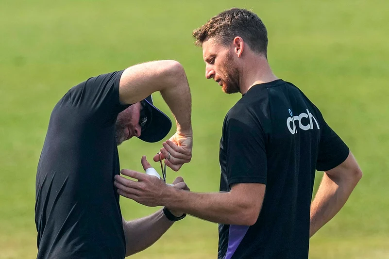 India vs England T20 Cricket - Englands practice session in Kolkata-Jos Buttler