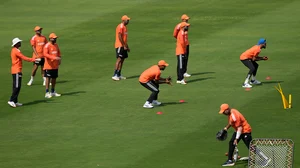 | Photo: AP/Mahesh Kumar A. : India England Cricket practice session 