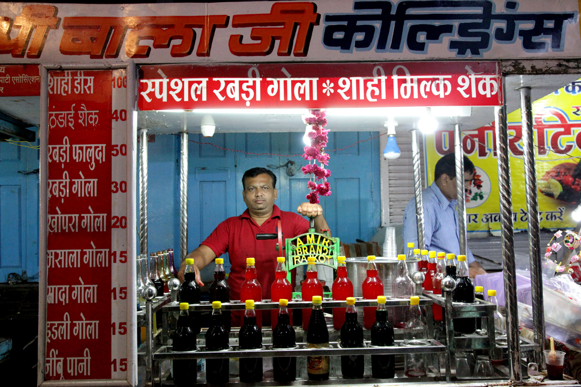 Inventive treats like the special rabdi gola make the Indore street food experience unique