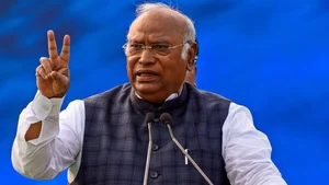 PTI : Congress President Mallikarjun Kharge 