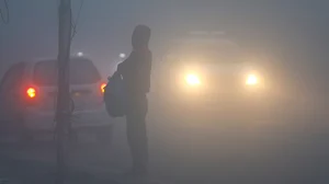 PTI : Vehicles move through dense fog on a winter morning, in Jammu, Wednesday, Jan. 8, 2025. 