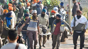 | Photo- PTI Shiva Sharma : Farmers' Protest: Violence at Shambhu Border, Police Fire Tear Gas; Foot March to Delhi Suspended for the Day । Details