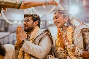 | Photo: PTI : PV Sindhu Weds Venkata Datta Sai