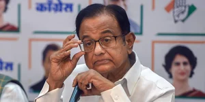 PTI : Congress leader P Chidambaram |