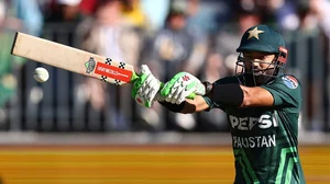 | Photo: AP/Trevor Collens : AUS Vs PAK, 3rd ODI: Pakistan's Mohammad Rizwan bats against Australia