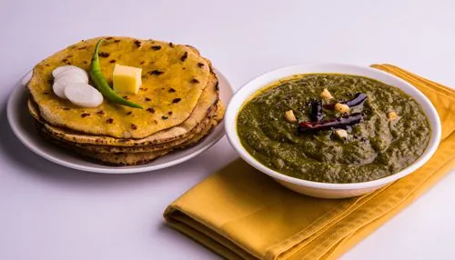 Sarso ka Saag and Makke ki Roti