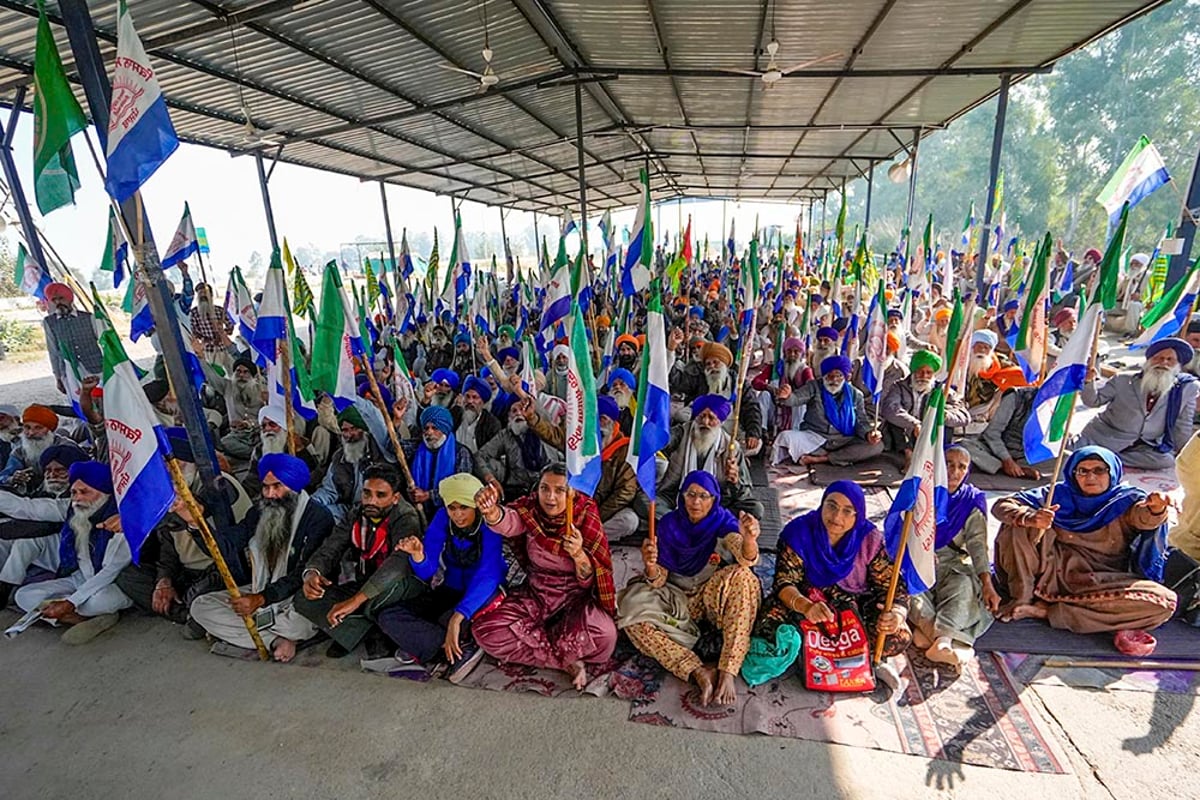 Farmers Protest: Protesting farmers at Shambhu border picture gallery_1