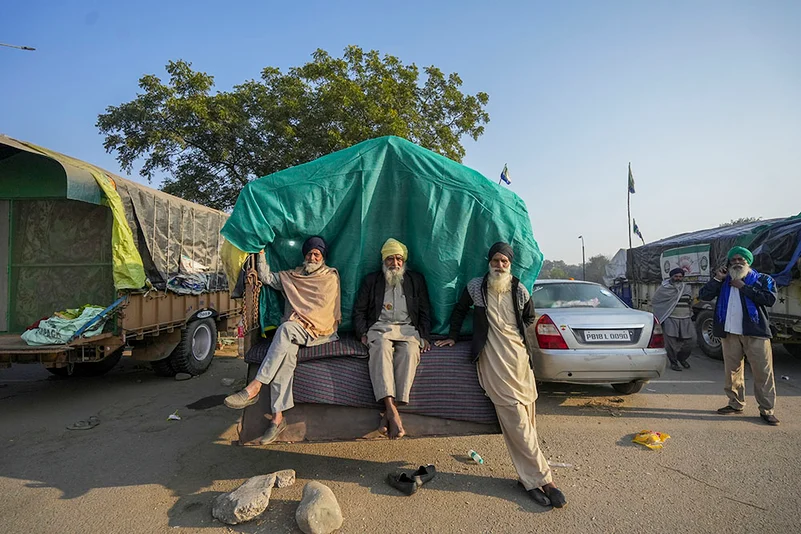 Farmers Protest: Protesting farmers at Shambhu border picture gallery_3