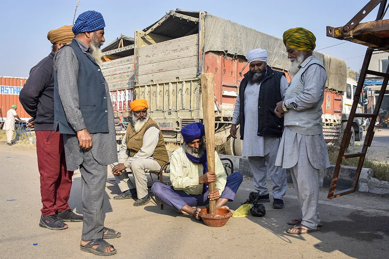 Farmers Protest: Protesting farmers at Shambhu border picture gallery_5