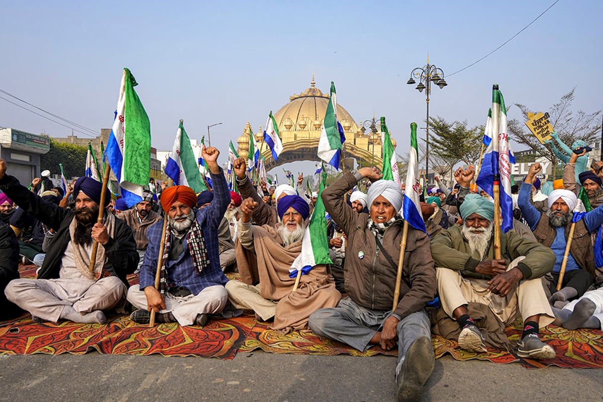 Farmers protest Punjab bandh by farmers photos: 1