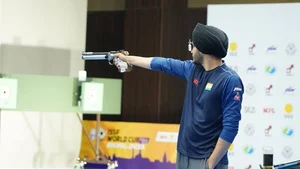 X | NRAI  : Indian shooter Sarabjot Singh. 