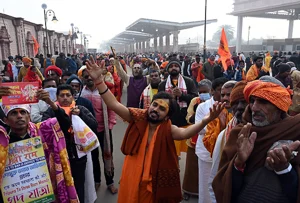 Getty Images : Devotees wait to enter the Ram temple on the first day after its inauguration in Ayodhya, Uttar Pradesh, India, on Tuesday, Jan. 23, 2024 (representative image)