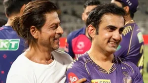 Instagram : SRK and Gautam Gambhir