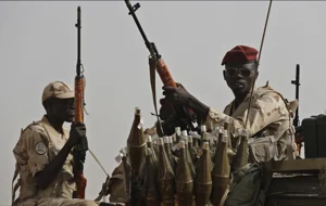 Sudanese soldiers from the Rapid Support Forces unit, led by Gen. Mohammed Hamdan Dagalo.