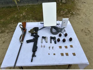 X/@Spearcorps : Security forces found internet devices with 'Starlink' logo along with arms and ammunition during a raid in Manipur.