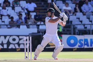 | Photo: AP/Halden Krog : RSA Vs PAK, 2nd Test: South Africa's Aiden Markram in action 