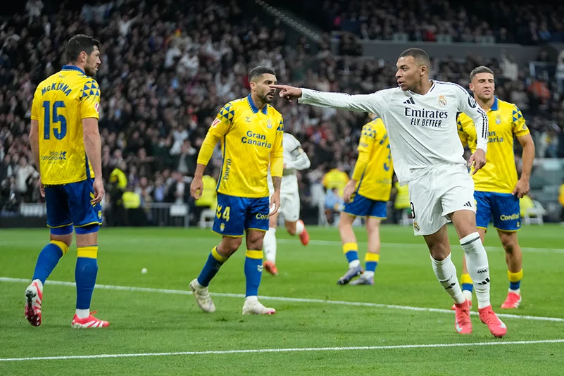 Spanish La Liga soccer Real Madrid Vs Las Palmas football Photo: Kylian Mbappe