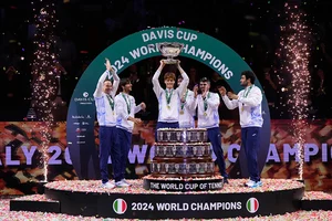 | Photo: AP/Manu Fernandez : Spain Netherlands Italy Tennis Davis Cup