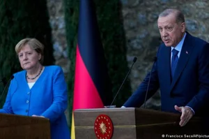 Merkel Meets Erdogan During Farewell Stop In Istanbul