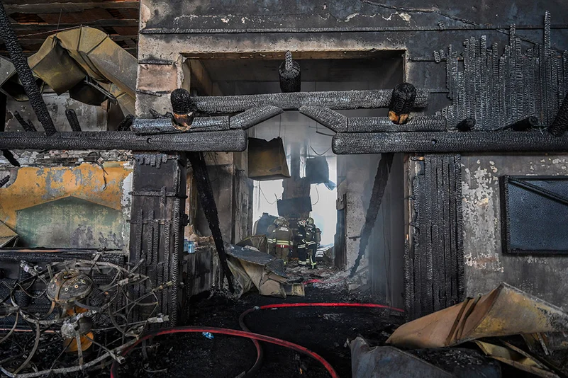 Fire at Kartalkaya Ski Resort Hotel in Turkey_8