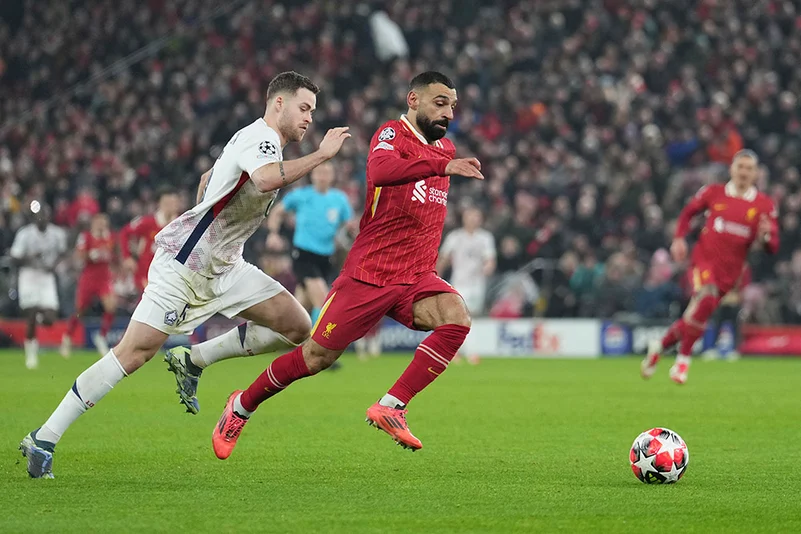 UEFA Champions League soccer Liverpool vs Lille - Gabriel Gudmundsson