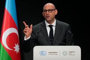 Rafiq Maqbool/AP : UN Climate Change chief Simon Stiell