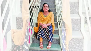 Uma, a transgender activist who heads the NGO Jeeva