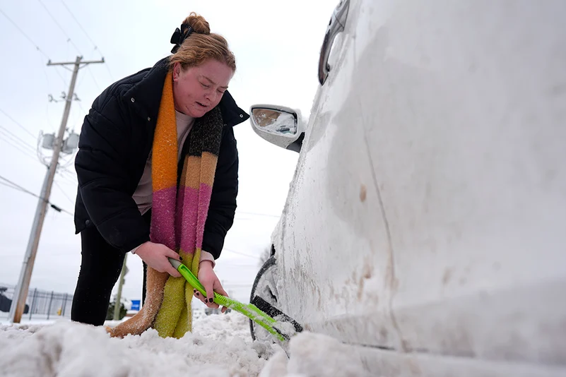 US Winter Blast Weather photos: snow in Cincinnati