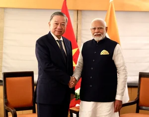 Photo - PM Modi - X (Twitter) : Indian PM Narendra Modi with President of Vietnam To Lam