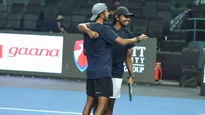 Special Arrangement : Armaan Bhatia and Harsh Mehta clinched their first Pro men's doubles title at the PWR DUPR India Masters Pickleball Championship.