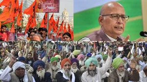 PTI/AP : December 6 News Wrap (Clockwise): Unrest in Bangladesh, Congress MP Abhishek Manu Singhvi, Farmers' protest at Shambhu Border