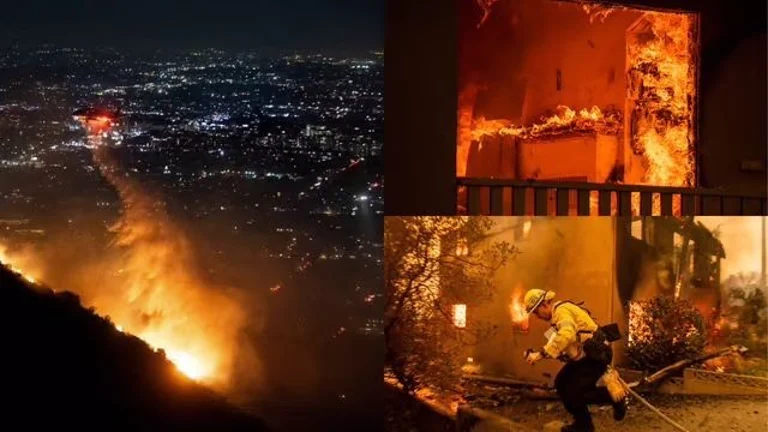 Los Angeles Wildfires - | Photo- AP