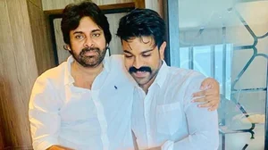 Pawan Kalyan with Ram Charan