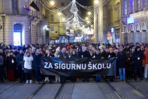 AP : Croatians march seeking safer schools after student's death in knife attack