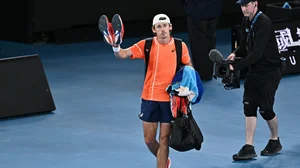 Photo: X/ @alexdeminaur : Alex de Minaur thanking the Australian fans during the Australian Open earlier this year.