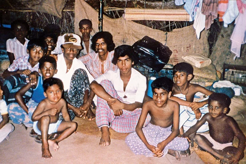 Tamil refugees who fled to India by boat in 1985