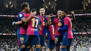 AP : Barcelona celebrate their win