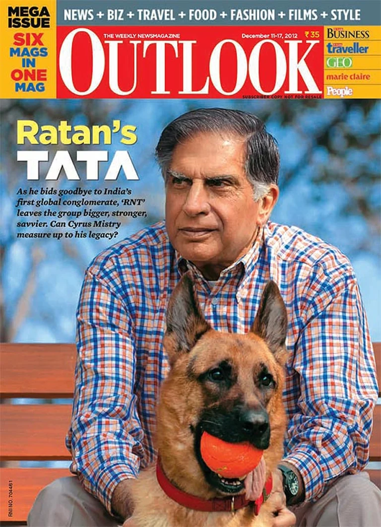 Outlook issue cover Ratan's Tata - null