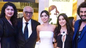 Instagram : Boney Kapoor with his children