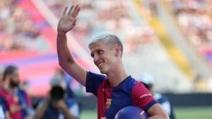 Dani Olmo signed for Barcelona in August