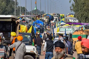 PTI/File : Farmers protest at Shambhu Border | 