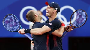 Team GB's Dan Evans and Andy Murray