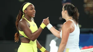 Coco Gauff beat Jodie Burrage in straight sets